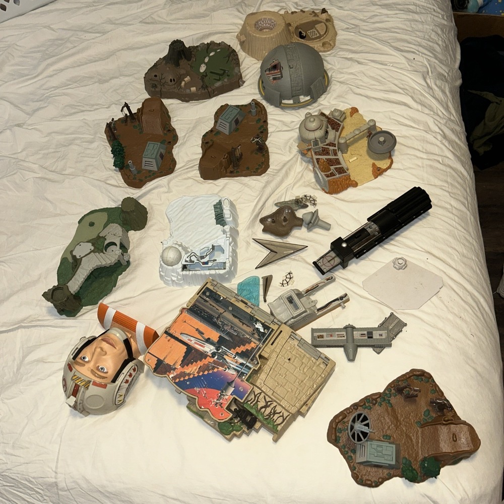 Galoob LFL Micro Machine Star Wars Playset Lot Of‎ Bases